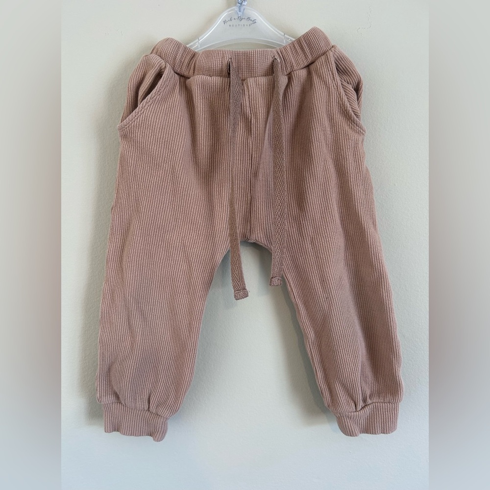 Make make organics cotton toddler joggers